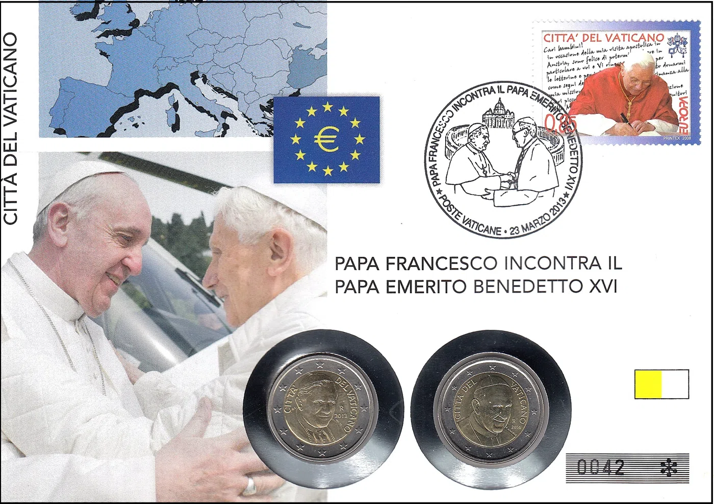 SREČANJE PAPEŽA  FRANČIŠKA Z ZASLUŽNIM PAPEŽEM BENEDIKTOM XVI.